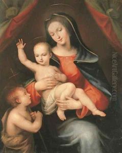 The Madonna and Child with the Infant Saint John the Baptist by Mariotto Albertinelli