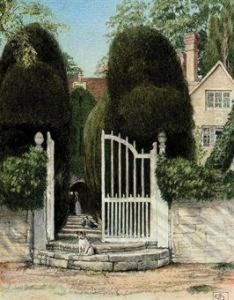 The Gateway To Coluve Priory by Joseph Edward Southall