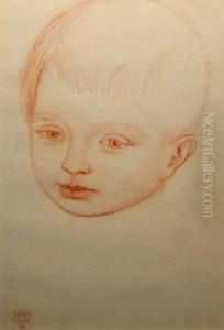 Head Study Of A Young Boy by Joseph Edward Southall