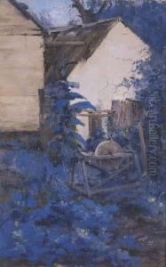 The Back Of The Barn by Clara Southern