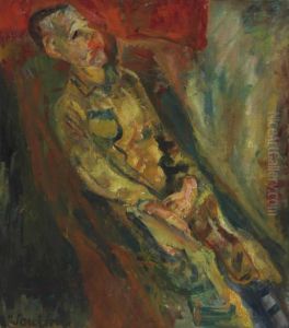 Jeune Homme Obliquement Etendu by Chaim Soutine