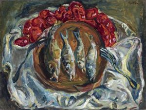 Poissons Et Tomates by Chaim Soutine