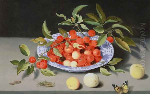 Still Life of Cherries and Peaches - view 1