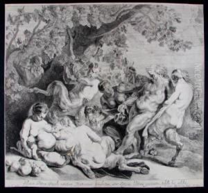Der Trunkene Bacchus. by Pieter Claesz Soutman