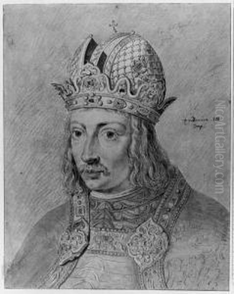 Portrait Of Emperor Frederick Iii, Bust-length, Slightly Turned Tothe Left - view 1
