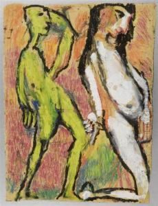 Recto: Ou Allons-nous? Verso: Nous Sommes Venus by Louis Soutter