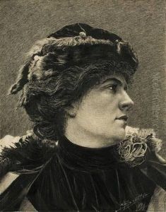 "portrait De Madge Fursman" by Louis Soutter