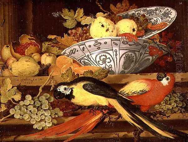 Still Life with Fruit and Macaws, 1622 - view 1