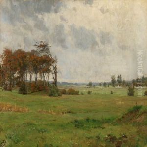 Danish Windy Landscape by Carl Martin Soya-Jensen