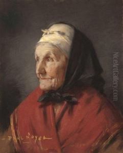 Portrait De Femme by Paul Constant Soyer