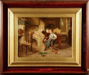 ''bambini Che Giocano'' by Paul Constant Soyer