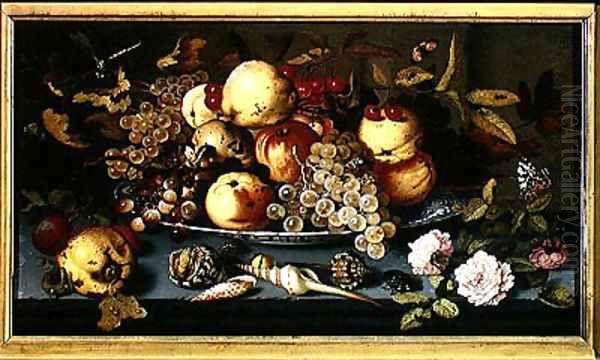 Still Life with Fruit Flowers and Seafood - view 1