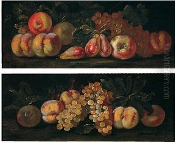 Lotto Unico Di Due Dipinti Con Soggetto <natura Morta> - view 1
