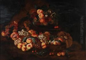 Natura Morta Di Frutta by Giovanni Paolo Castelli Spadino