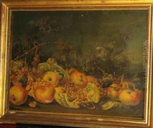 Fruits Still Life by Giovanni Paolo Castelli Spadino