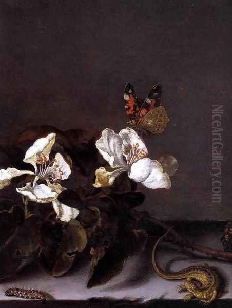 Still-Life with Apple Blossoms (detail) 2 - view 1