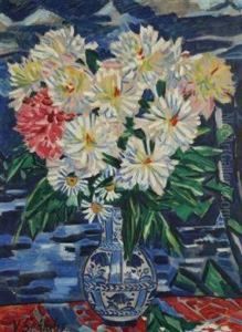 A Bouquet Of Peonies by Vaclav Spala