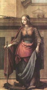 Scene From The Life Of St Catherine Of Alexandria by Giovanni And Pacio Da Firenze