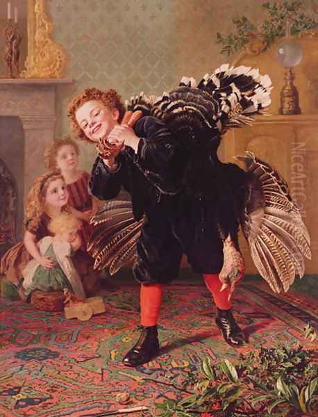 'Here Comes the Gobbler...' c.1877 - view 1