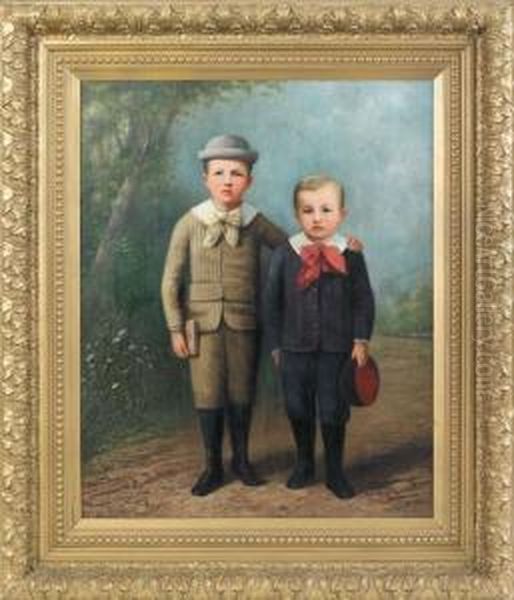Portrait Of Two Young Boys - view 1