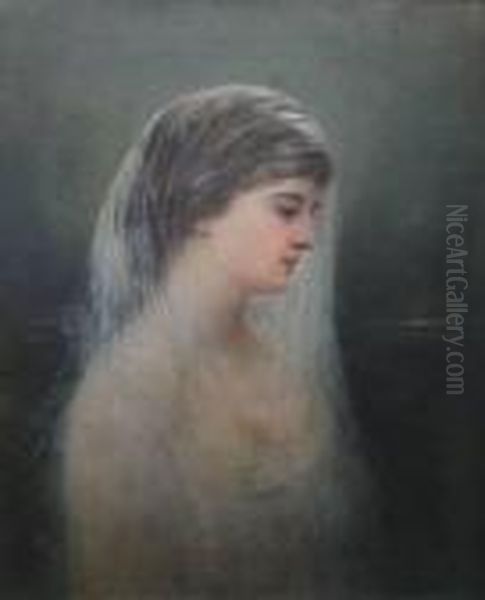 Portrait Of A Lady In A Veil - view 1