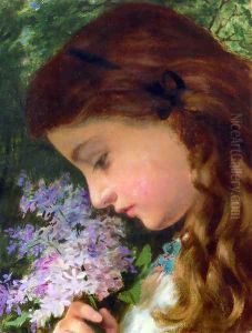 Girl With Lilac by Sophie Gengembre Anderson