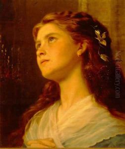 Portrait of a Young Girl by Sophie Gengembre Anderson
