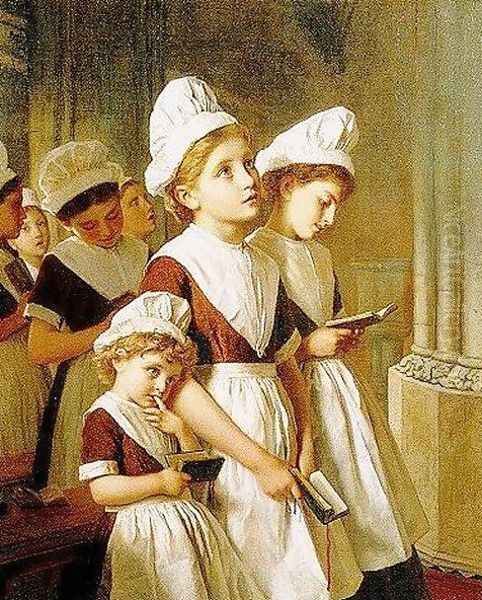 Foundling Girls at Prayer in the Chapel, c.1877 - view 1