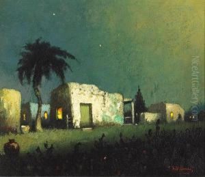 A Border Village At Night by Will Speaks