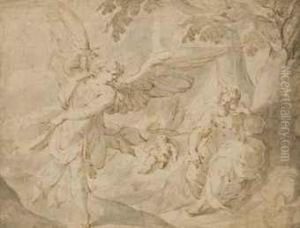 Agar Et L'ange by Hans, Jan Speeckaert
