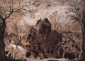 Winter Landscape 1605-10 by Hendrick Avercamp