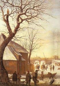 Winter Landscape III by Hendrick Avercamp