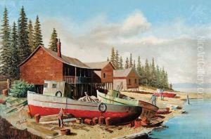 Untitled - Preparing For The Fishing Season