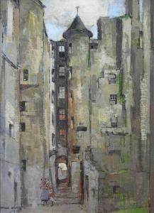 Advocate's Close, Edinburgh by John Guthrie Spence-Smith