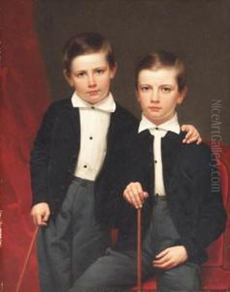 Portrait Of Two Boys - view 1
