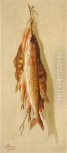 Still Life Of Trout Trophy by John Clinton Spencer