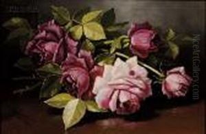 Still Life With Roses by John Clinton Spencer
