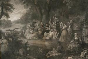 The Picnic On The Fourth Of July by Lilly Martin Spencer