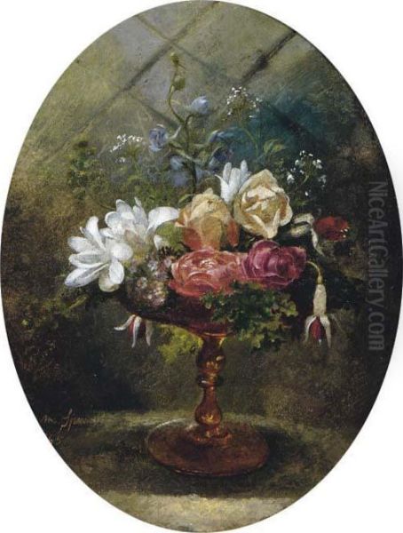 Still Life Of Flowers In A Tazza - view 1