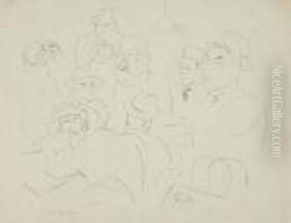 Figures At A Bar - view 1