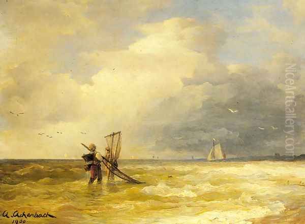 Fishing Along The Shore - view 1