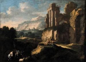 Rovine Classiche Con Astanti