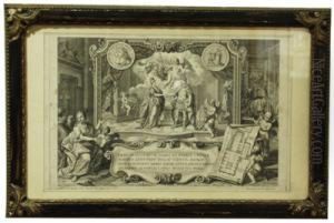 Franceso Iii Stefano Di Lorena Con Sua Moglie Maria Teresa by Hieronymus Sperling