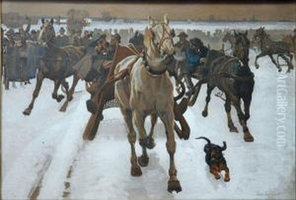 Schlittenfahrt Im Dachauer Moos - view 1