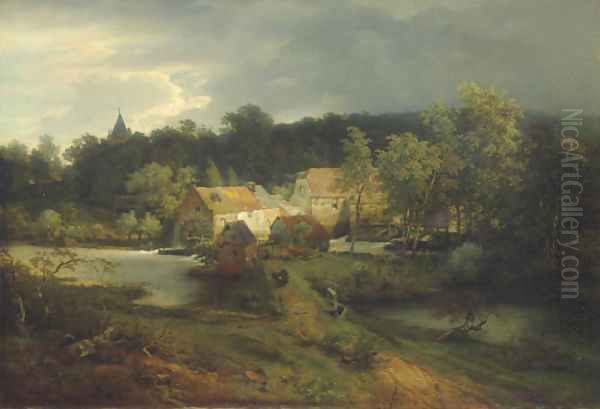 The Watermill in the Village - view 1