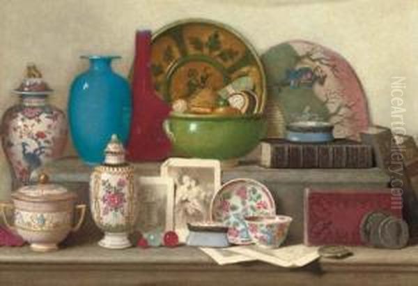 Still-life Of China And Objects Of Vertu - view 1