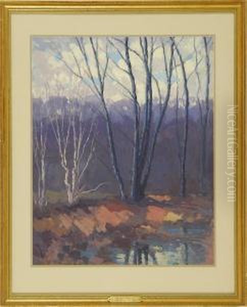 Stream In The Woods" - view 1