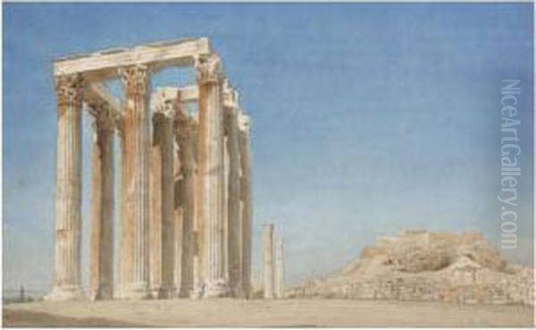 Athens, With The Acropolis Beyond - view 1