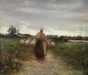 Sheep Drover by Richard Phene Spiers