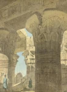 The Temple Of Kom Ombo, Egypt by Richard Phene Spiers